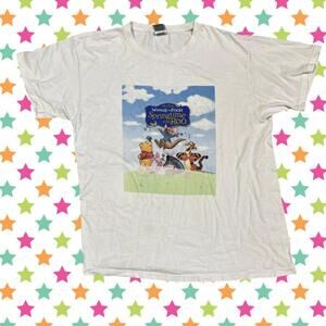 2000s Winnie the Pooh springtime with roo movie promo shirt